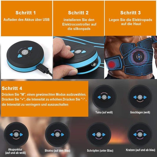 Abdominal muscle training with EMS fitness equipment - FitInForge