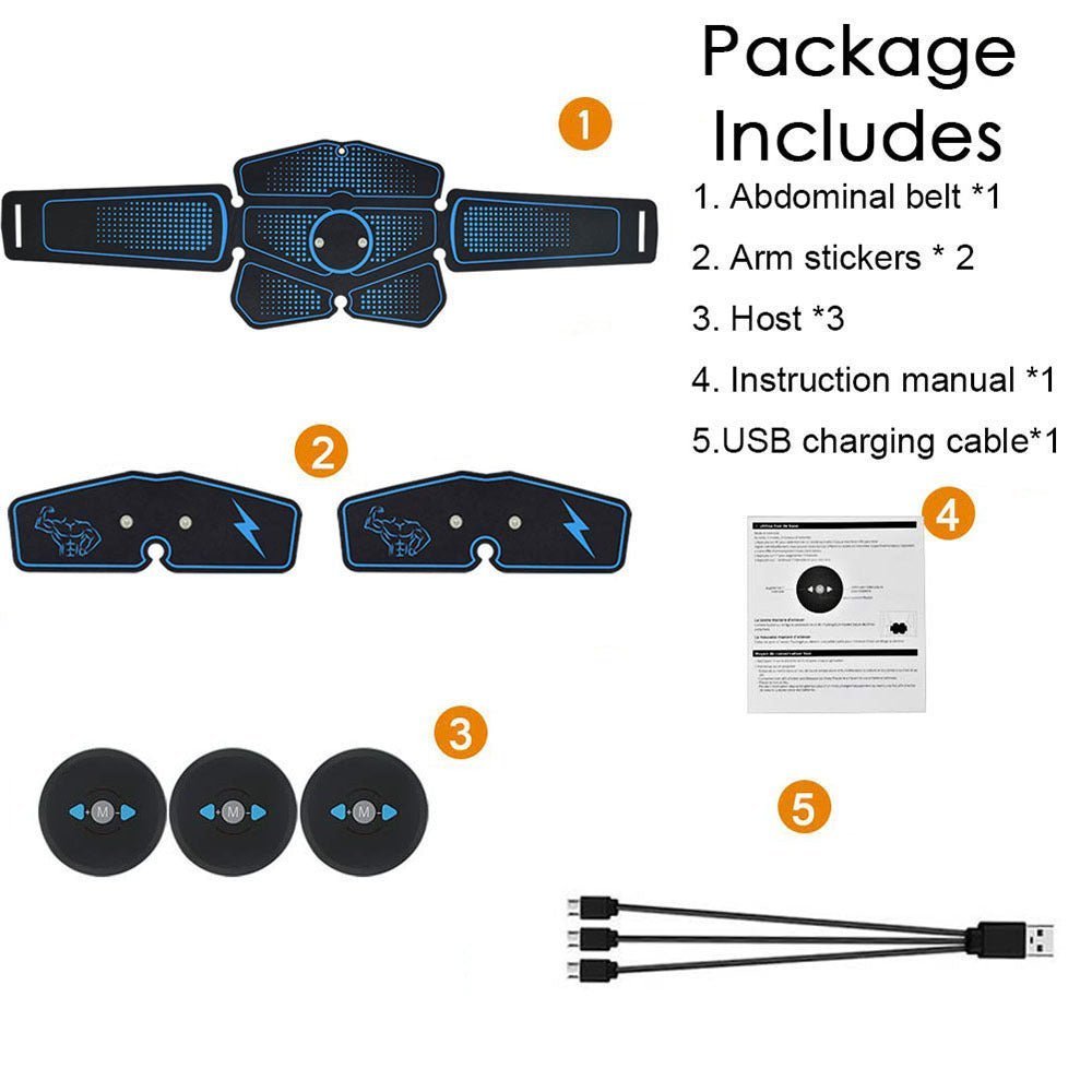 Abdominal muscle training with EMS fitness equipment - FitInForge