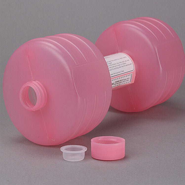 Body Building Water Dumbbell Weight Dumbbells Slimming Fitness Gym Equipment Yoga for Training Sport Plastic Bottle Exercise - fitforgesho