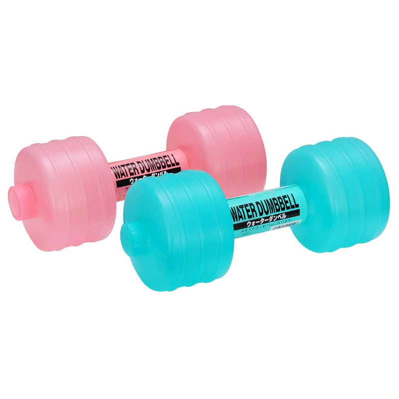 Body Building Water Dumbbell Weight Dumbbells Slimming Fitness Gym Equipment Yoga for Training Sport Plastic Bottle Exercise - fitforgesho