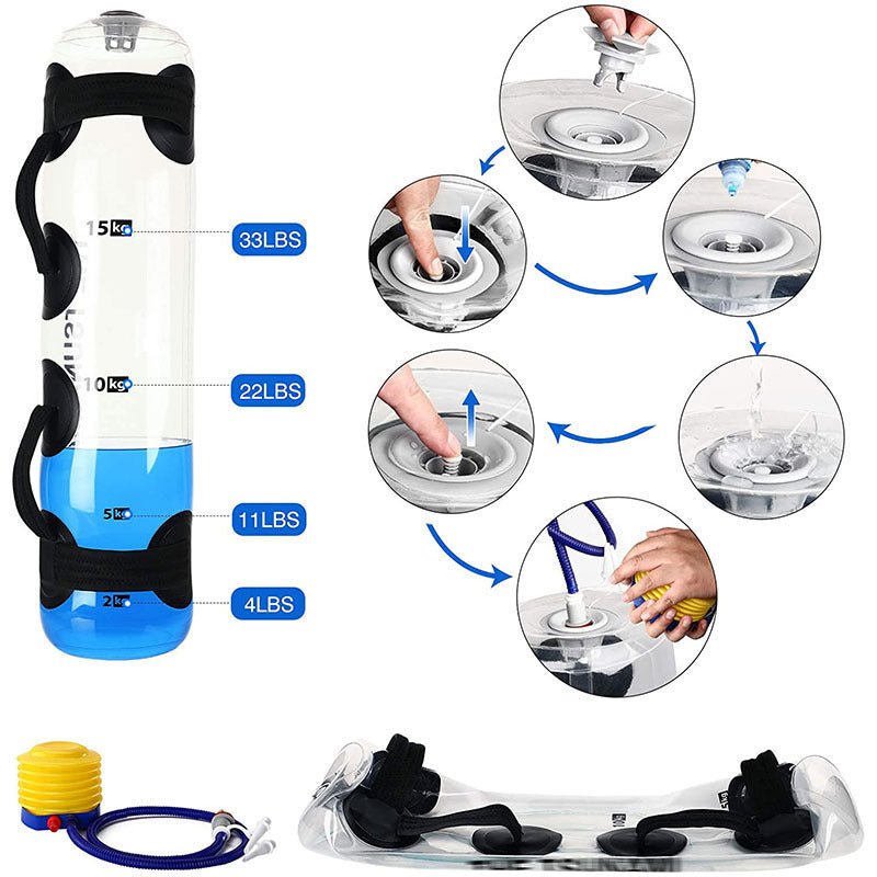 Portable Weight - Bearing Fitness Adjustable Water Bag - fitforgesho
