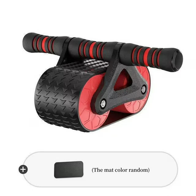 Springback Wheels Roller Abdominal Exerciser Pushhup Training Mute Fitness Equipment