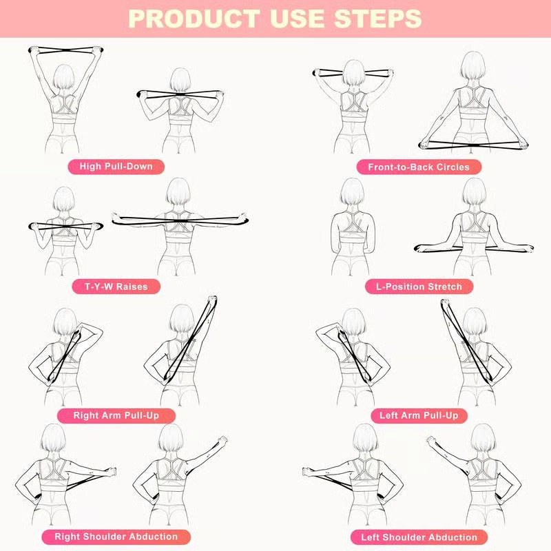 Resistance Bands, Figure 8 Exercise Bands