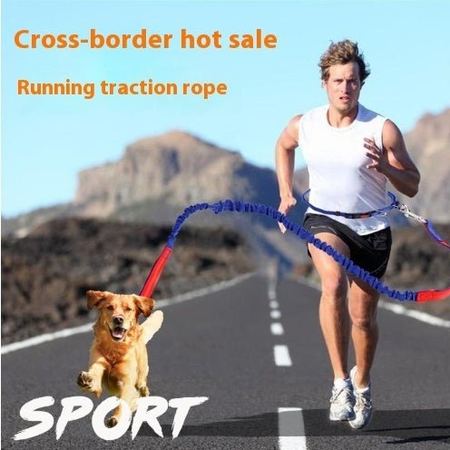 Fast selling new factory fitness belt, nylon dog rope sports pet products, dog running reflex traction rope - fitforgesho