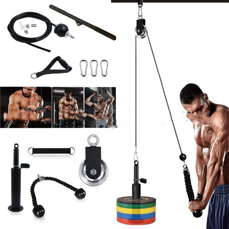 Fitness Equipment Pulley Suit Household - FitInForge